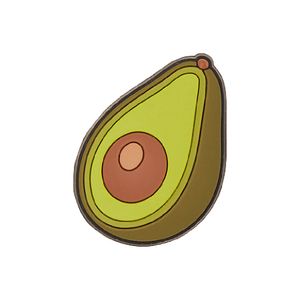 Crocs Jibbitz Avocado Multicolor